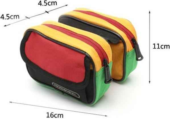 Actual product image Roswheel Universal bicycle bag for the bicycle frame (1.50 l, Frame bag)