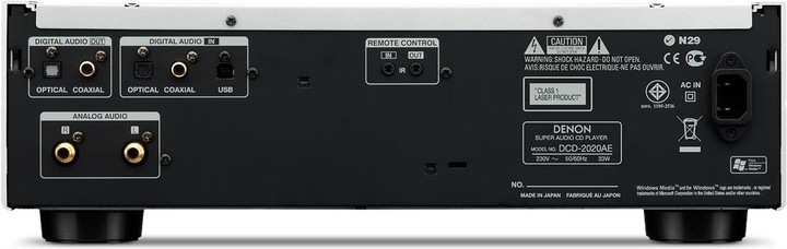 Actual product image Denon DCD-2020AE CD/SACD player with Advanced AL32 Processing (CD player)