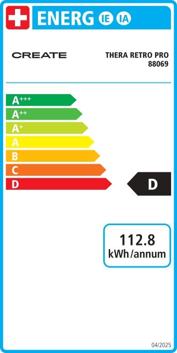 Energy Label Create Thera Retro Pro