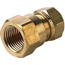 Aalberts, Rohrverbindungstechnik, Overg. 1/4 - 10 MM M/mf. - Kompressions Fittings (Pressverbindung)