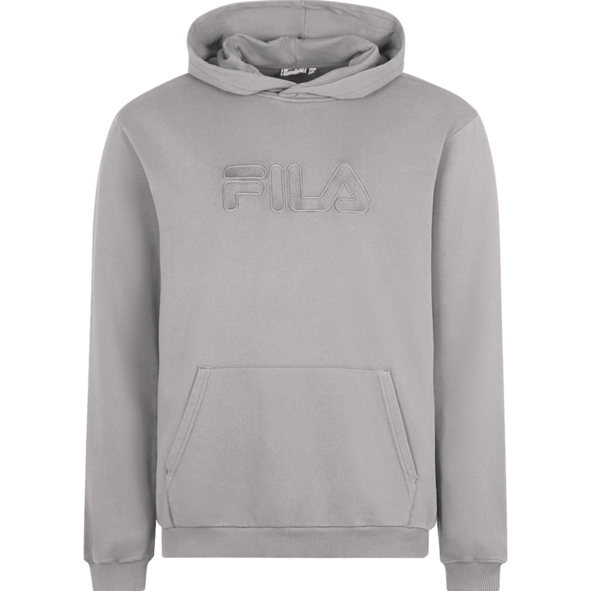 FILA, Herren, Pullover, Sweatshirt Casual Bequem sitzend BISCHKEK hoody, Grau, (L)