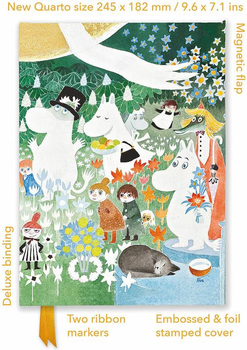 Actual product image Moomin: Dangerous Journey (Foiled Quarto Journal) (Lined, Hardcover)