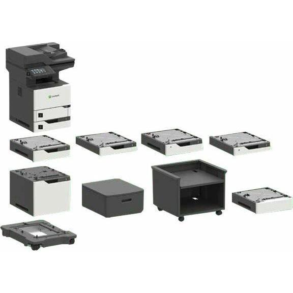 Thumbnail - Lexmark MX721ade (Laser, Schwarz-Weiss), Drucker, Schwarz, Weiss