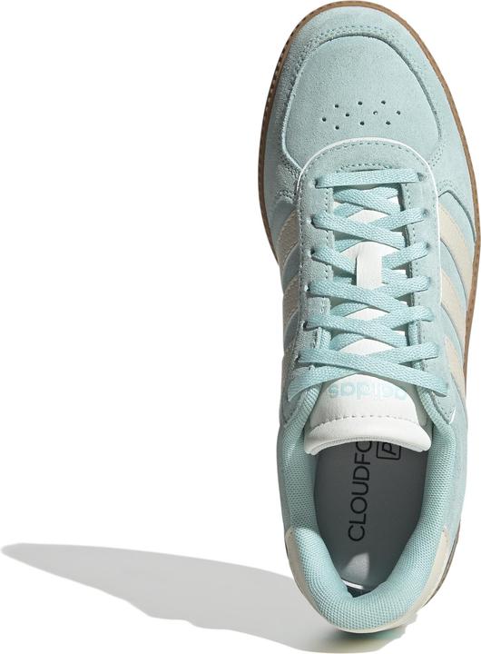 Actual product image adidas BREAKNET SLEEK SUEDE trainers,SEFLAQ/WONWHI/CWHIT (38)