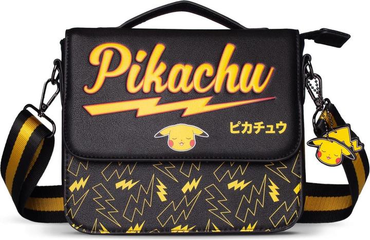 Actual product image Difuzed Pokemon sac à bandoulière en cuir PU portable Pikachu
