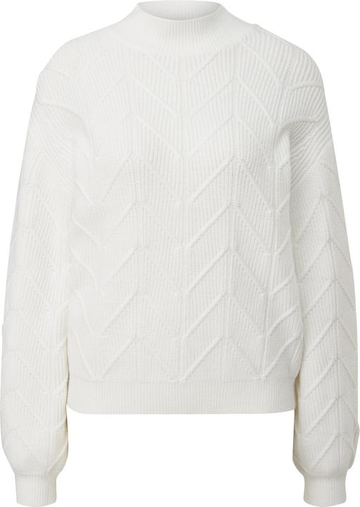 Produktbild Comma Strickpullover Softer Pullover mit Strickmuster (34)