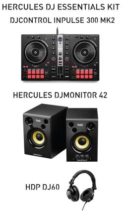 Image du produit Hercules Contrôleur de mixage DJ Essentials Kit retail