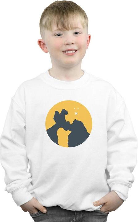 Produktbild Disney Lady And The Tramp Moonlight Kiss Sweatshirt Jungen (128)
