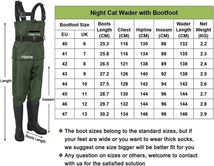 Image du produit Night Cat Waders Vert 44