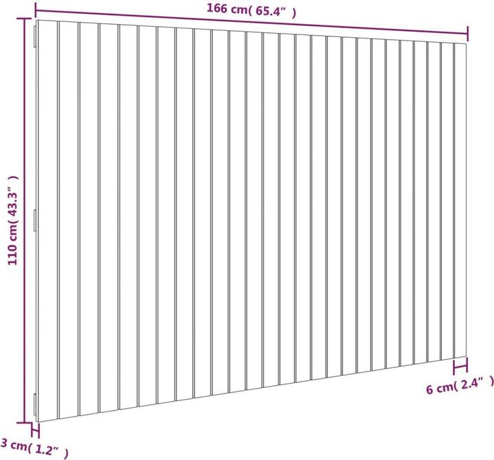 Immagine prodotto vidaXL Chloé (166 x 3 x 110 cm)