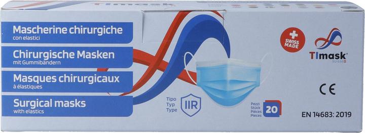 Image du produit Timask Masque médical jetable type IIR couleur camouflage (Classe de protection 1, 20 x)