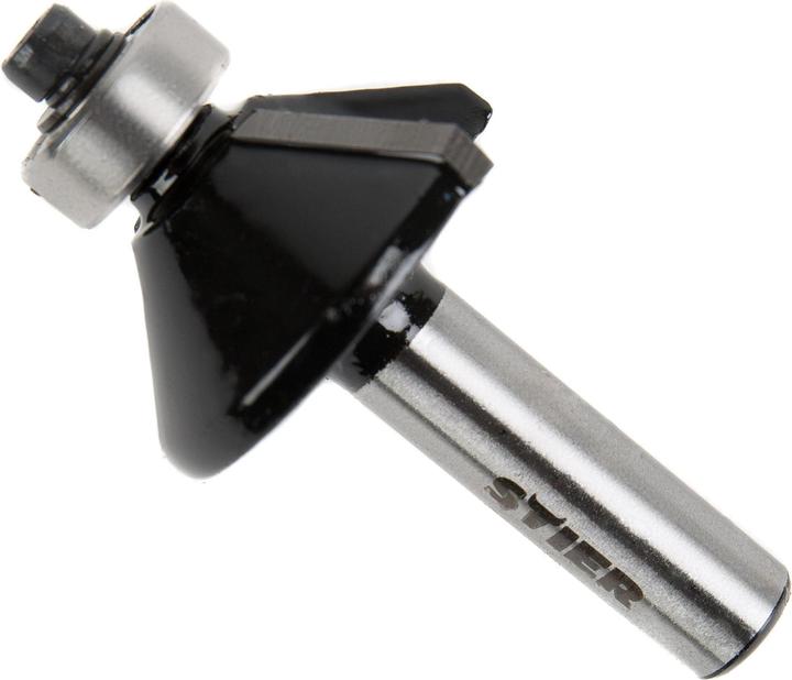 Stier Fasenfräser 45° Ø 28,6 mm Schaft- Ø 8 mm HM (HW) mit Kugellager