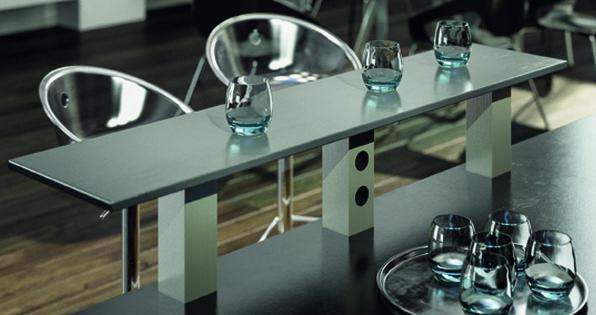EBB Bar consoles Powerstation, angular 80/80 mm, straight