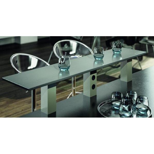 EBB, Gambe + base del tavolo, Console da bar Powerstation, angolare 80/80 mm, dritta