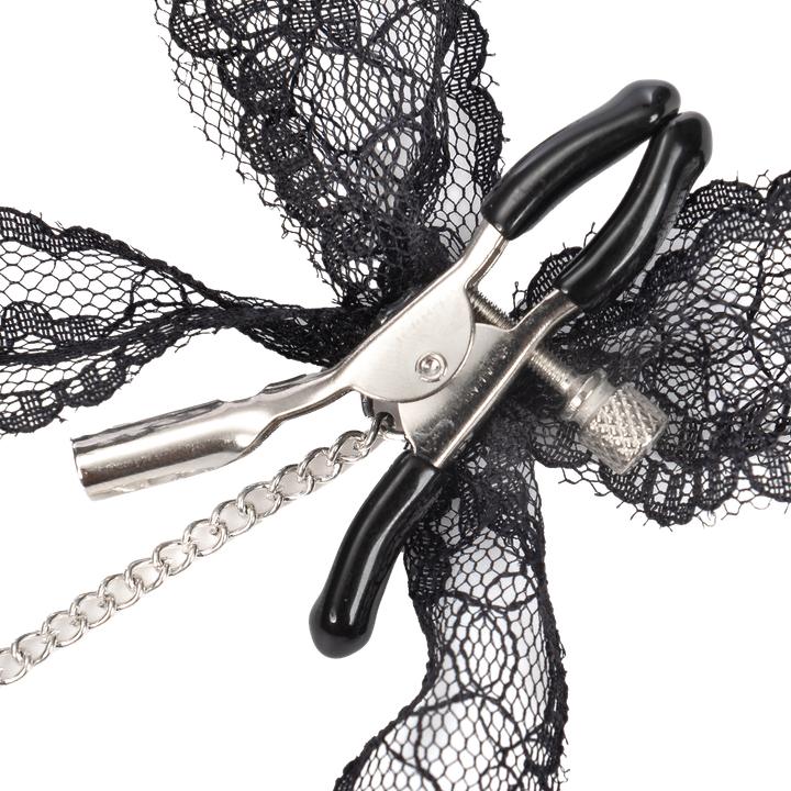 Immagine prodotto Rimba Nippelklemmen mit Spitze – Schwarz