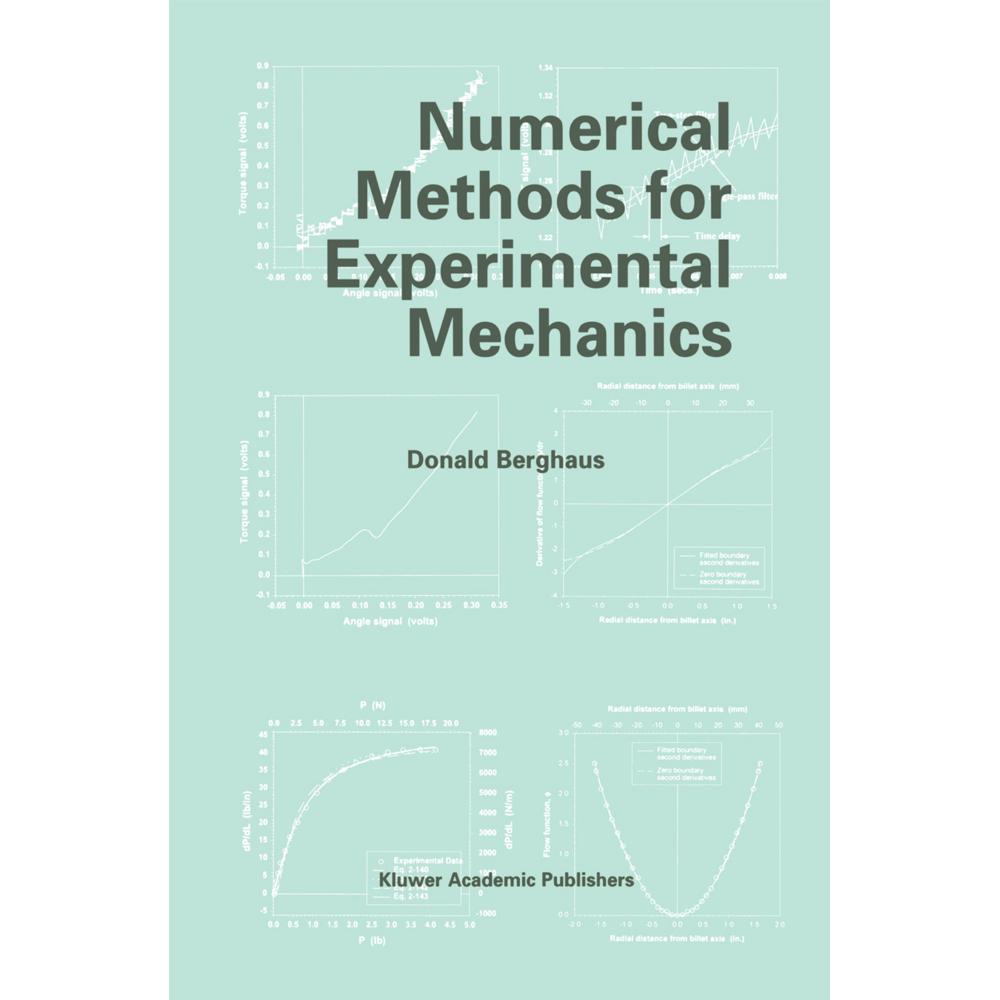 Numerical Methods for Experimental Mechanics, Fachbücher von Donald Berghaus