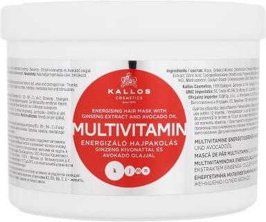 Kallos KJMN MULTIVITAMIN Hair Mask with Avocado Oil 500ml (500 ml)