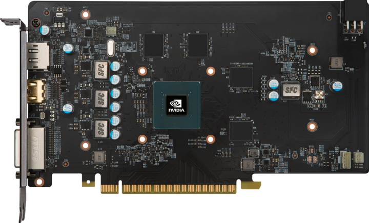 Image du produit MSI GeForce GTX 1050 Ti GAMING X (4 Go)