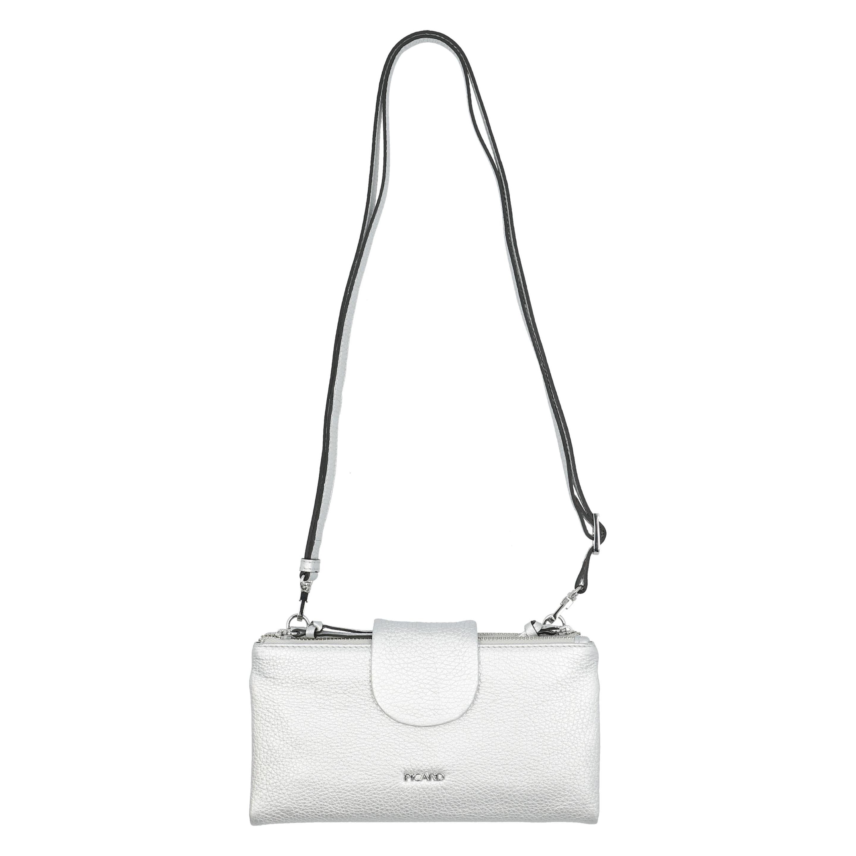 Picard, Damen, Handtasche, Schulter- Und Handytasche Shine On, Grau, Silber