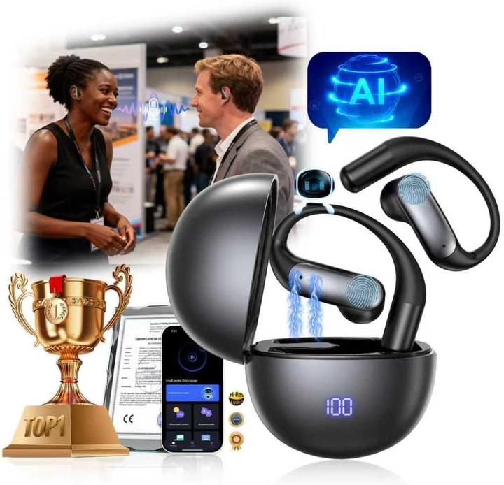 JDBL 10-in-1 Übersetzer-Kopfhörer mit KI-Technologie