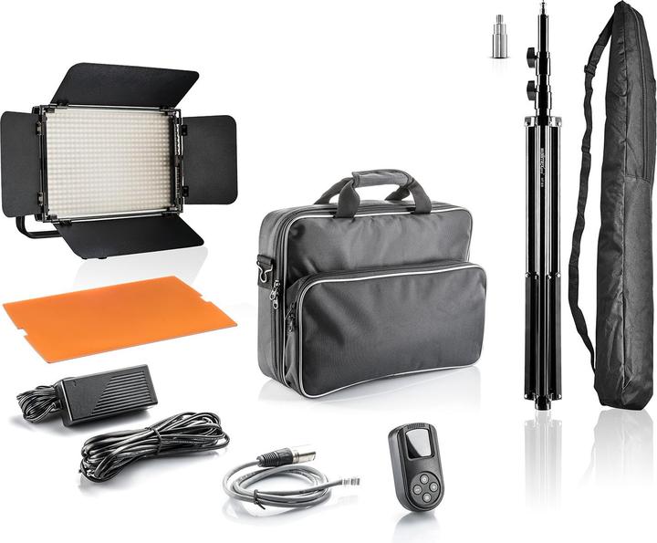 Produktbild mantona Walimex Niova 600 Plus Bi-Color + WT-806 (Flächenleuchte)