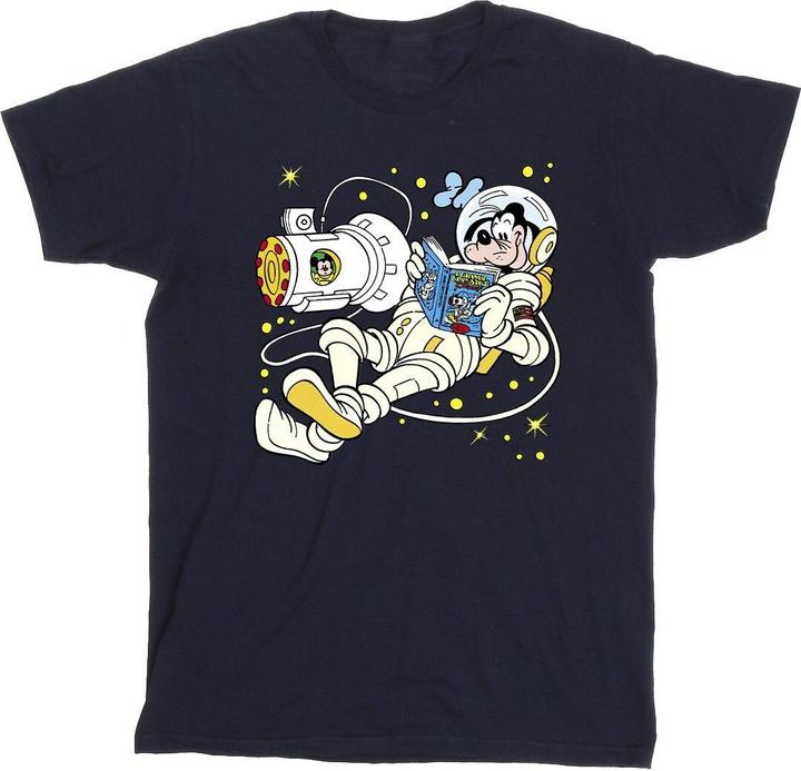 Immagine prodotto Disney Goofy Reading In Space Maglietta Uomo (4XL)