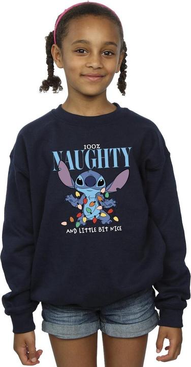 Produktbild Disney Lilo & Stitch Naughty & Nice Sweatshirt Mädchen (128)