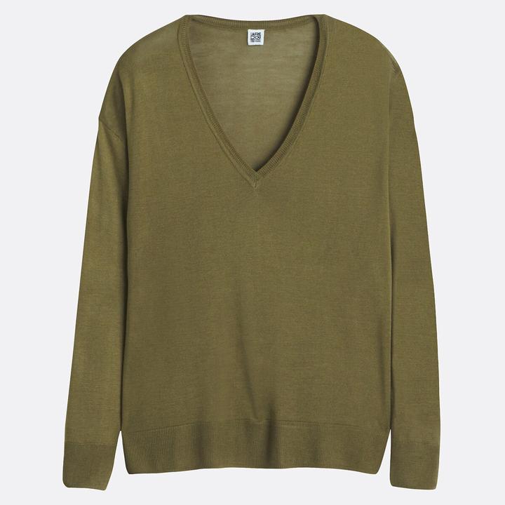 Produktbild La Redoute Collections Pullover mit V-Ausschnitt (XL)