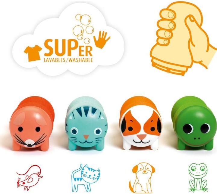 Immagine prodotto Djeco Animali da giardino timbro Toddler