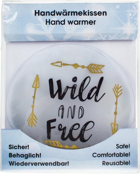 Immagine prodotto G. Wurm Scaldino tascabile con le scritte -Selvaggio e libero- + -Segui il tuo sogno, assortiti