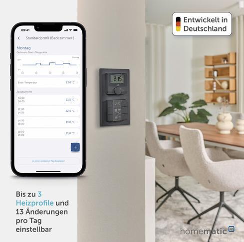 Produktbild Homematic IP Wandthermostat,HmIP-WTH-A
