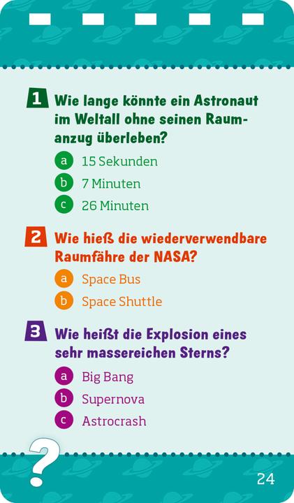 Image du produit Tessloff WAS IST WAS Quiz Weltall (Allemand)