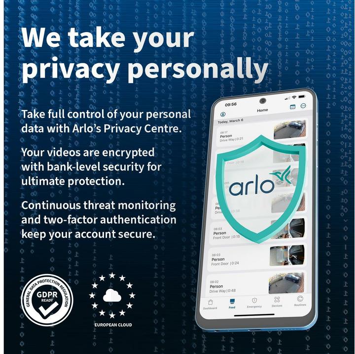 Image du produit Arlo Essential 3 2K PTZ Intérieur Lot de 2 (2304 x 1296 Pixels)