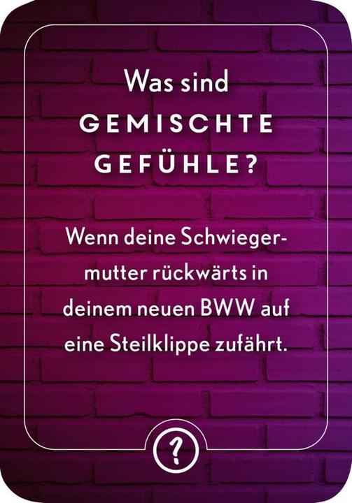 Actual product image Party game - Don't laugh (German)