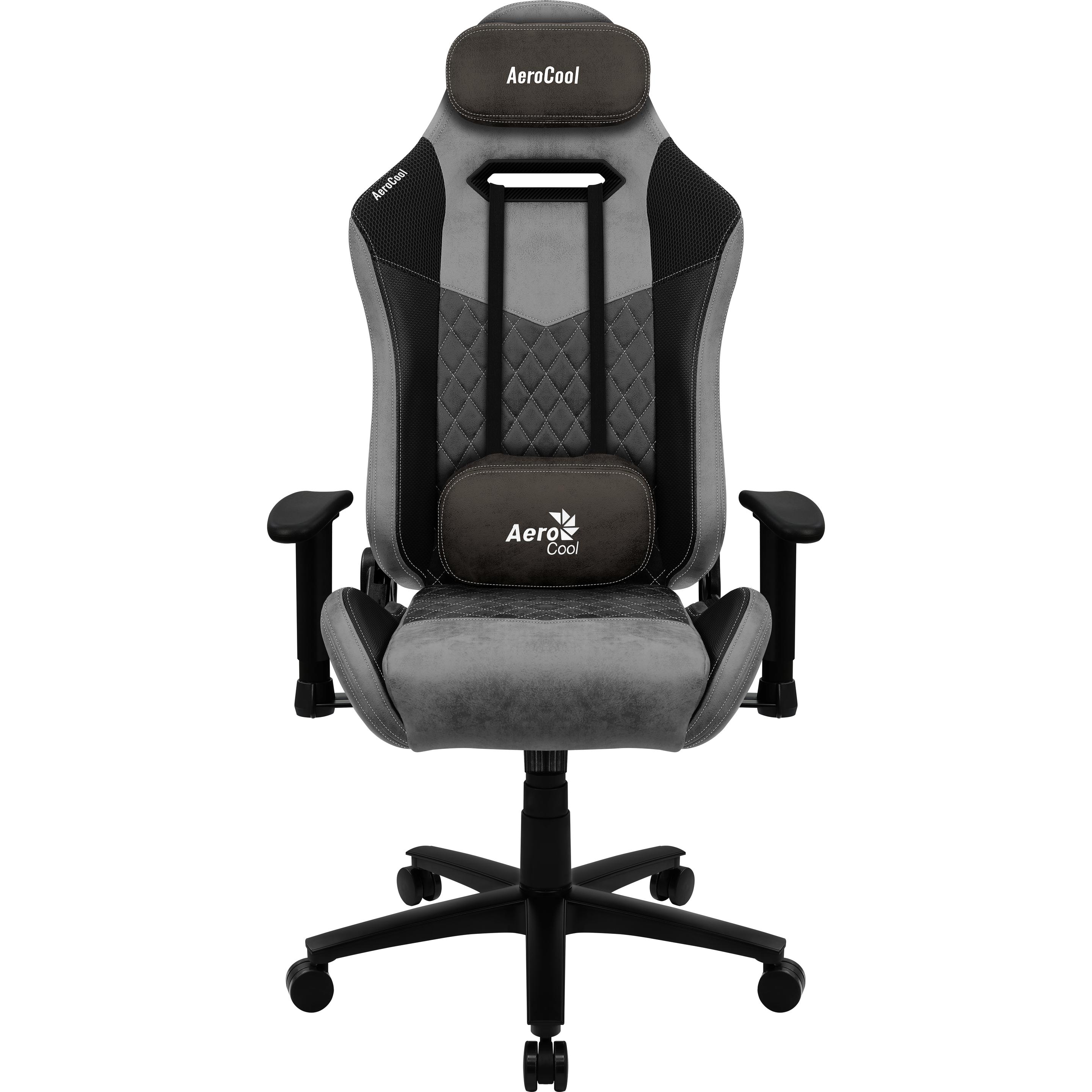 AeroCool Duke, Gaming Stuhl, Schwarz, Grau