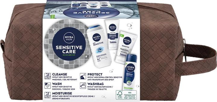 Produktbild NIVEA MEN Geschenkset Sensitive Care (Körperpflegeset)