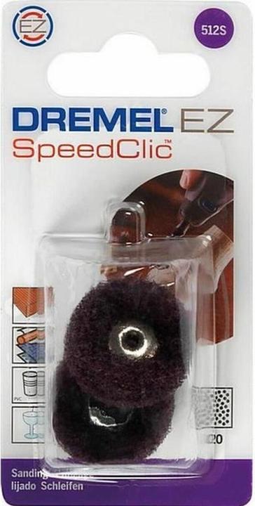 Immagine prodotto Dremel Dischi per smerigliatura fine Ø 25,0 mm, compatibili con EZ SpeedClic (2 pezzi) (320)