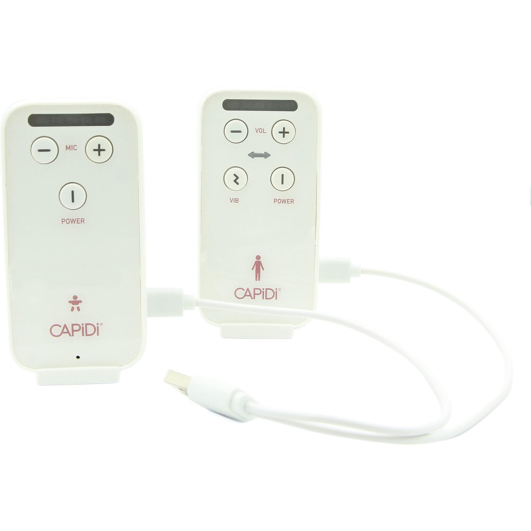 Capidi, Babyphone, 2.0 -itkuhälytin, valkoinen (Babyphone Audio, 800 m)