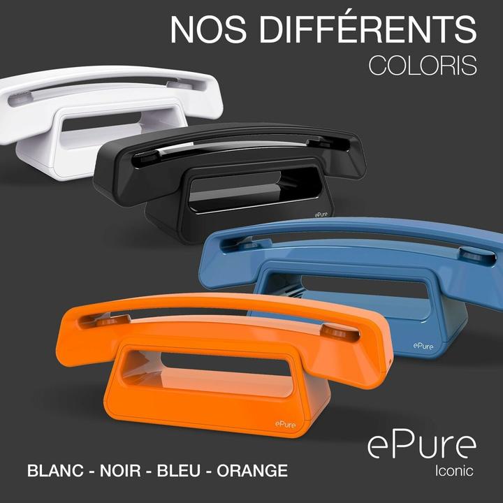 Actual product image Alcatel Epure Iconic black - Easy-to-use cordless DECT design phone, with handsfree function