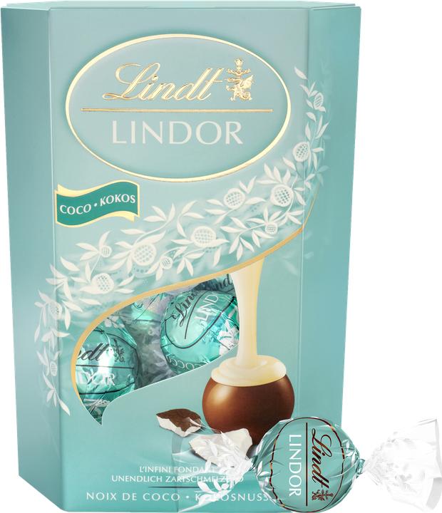 Actual product image Lindt Lindor coconut (200 g)