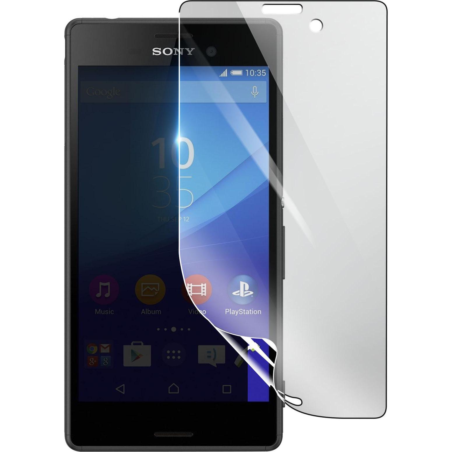 3MK Hydrogel Bildschirmfolie für Sony Xperia M4 Aqua (1 Stück, Sony Xperia M4 Aqua), Smartphone Schutzfolie, Transparent