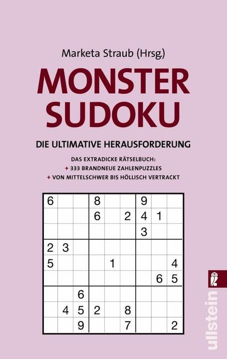Actual product image Monster-Sudoku (German, Marketa Straub, 2007)