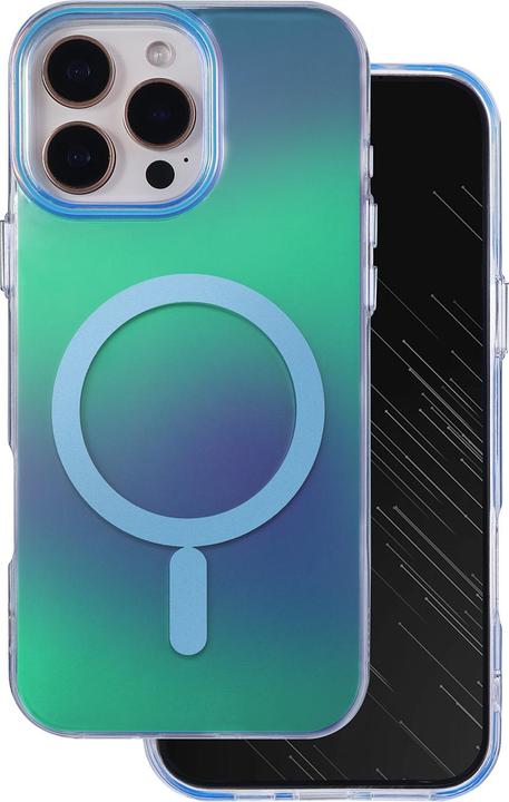 Actual product image Tecto Shield Aurora case for iPhone 16 Pro 6,3" blue (Apple iPhone 16 Pro)