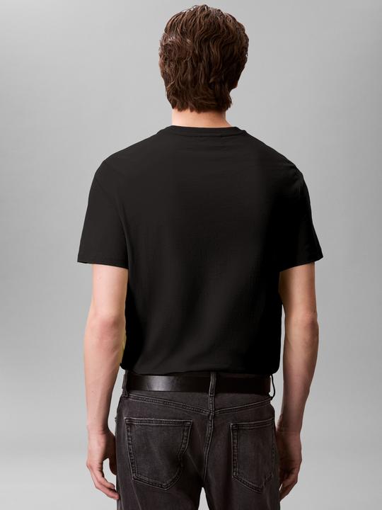 Actual product image Calvin Klein Jeans Ss Smooth Cttn Solid Crewnk Tee (M)