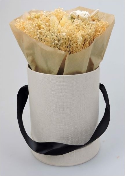 Image du produit Myflower Bouquet sec nature en boîte cadeau (Fleurs séchées)