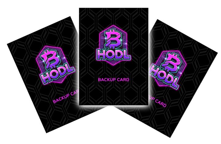 Image du produit SafeInKrypto HODL Safe Paper - 3er Set