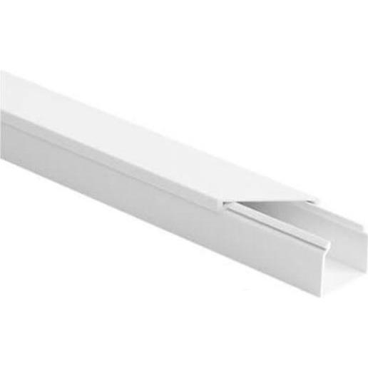 No Name, Kabelschutz + Kabelführung, Elektroinstallationsleisten-Set WEISS LS 25x25 2m (PACKUNG A 10 STÜCK) (2000 mm)
