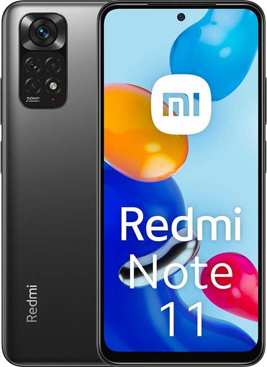 Produktbild Xiaomi Redmi Note 11 (64 GB, Graphite Grey, 6.43", Dual SIM + SD, 50 Mpx, 4G)