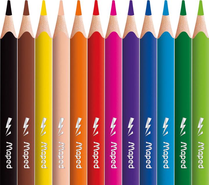 Produktbild Maped Dreikant-Buntstift COLOR'PEPS STRONG MINI, 12er Etui (12x)