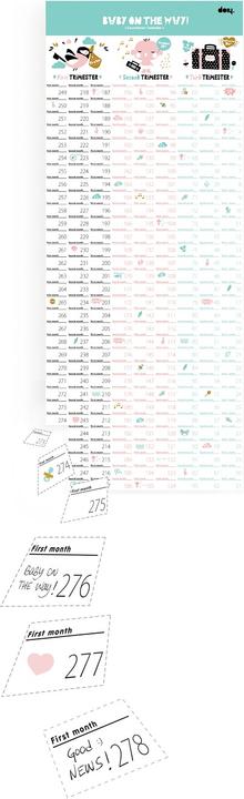 Image du produit Doiy Calendrier "Bébé en route